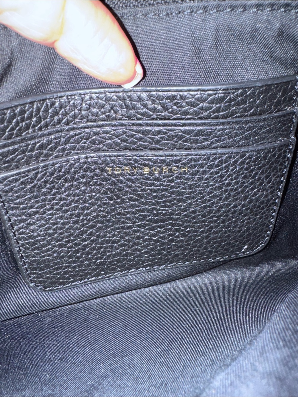 Tory Burch Chelsea Pebbled Leather Wristlet - Picture 10 of 12